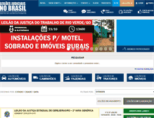 Tablet Screenshot of leiloesjudiciais.com.br